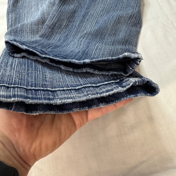 HYDRAULIC Vintage Denim Women's Distressed Cropped Blue Jeans Size Tag: 17/18 - Picture 14 of 16